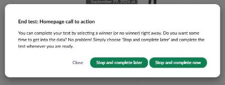 Stop test